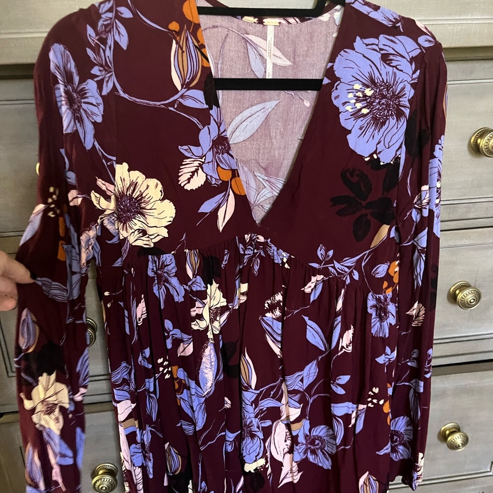 All 3 Free People Tunic Mini Dresses Xs S - Picture 4 of 4